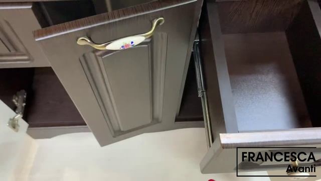 Тумба с раковиной Francesca Империя 75 венге (3дв+2ящ, ум. Элеганс 75) смотреть онлайн