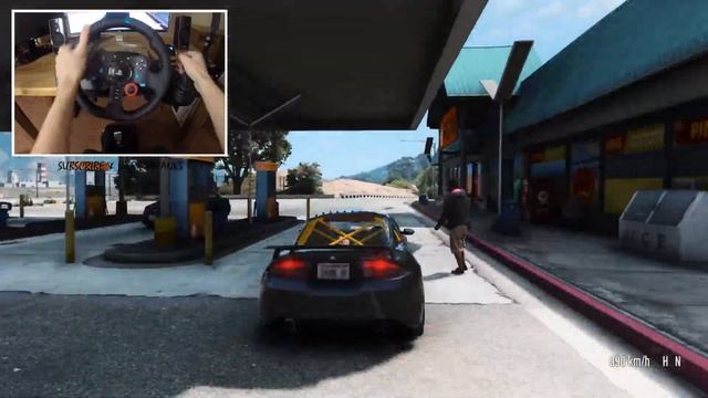 GTA V - Maibatsu Penumbra Retro | Logitech G29 🔥 Ray Tracing mod ! смотреть онлайн