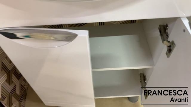 Тумба с раковиной Francesca Доминго 50 белый (2 дв.,ум. Уют 50) смотреть онлайн