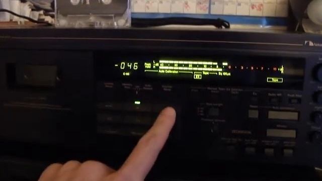 Nakamichi CR-7A in playback mode. смотреть онлайн