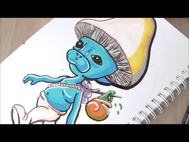 How To Draw Smurf Cat смотреть онлайн