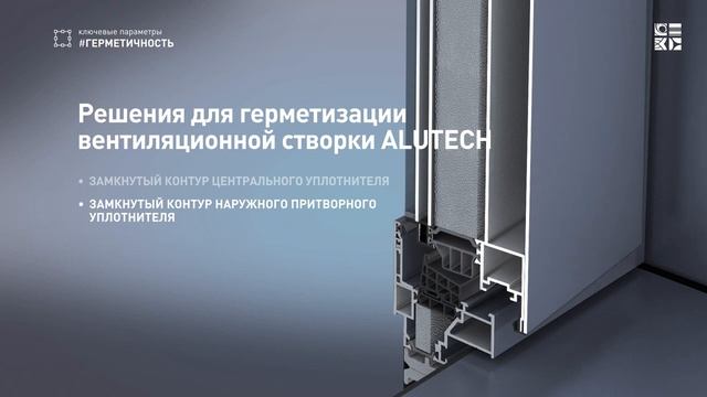 Система алюминиевых вентиляционных створок ALT W72 VS от Alutech смотреть онлайн