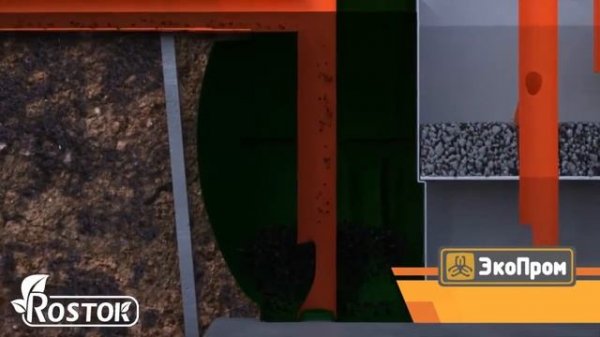 Принцип работы Септика «Rostok»