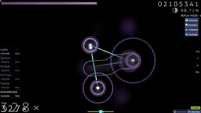 osu! Drastic Melody (Game Ver.)Sirius Chord (dahkjdas' MASTER+) | Прыжки? смотреть онлайн