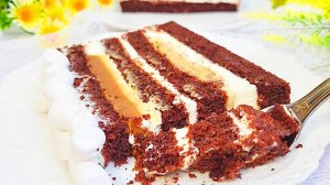 🎂 Нежнейший торт БЕЗ духовки — за 20 минут в микроволновке! Удивите близких! 🍫🍌