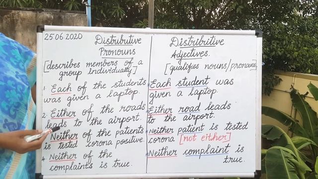 Distributive Pronouns Vs Distributive Adjectives. смотреть онлайн