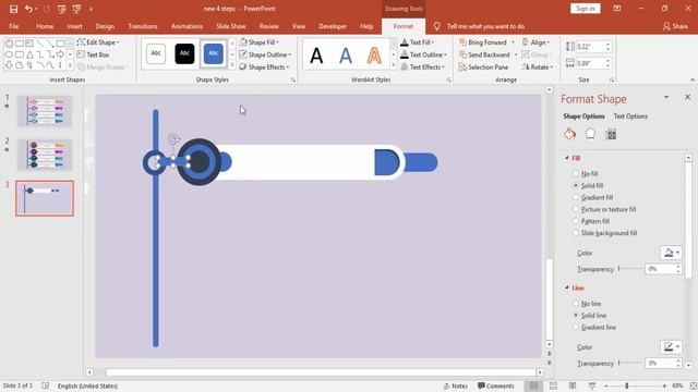 4 Step Infographic Concept slide for PowerPoint - Free PPT смотреть онлайн