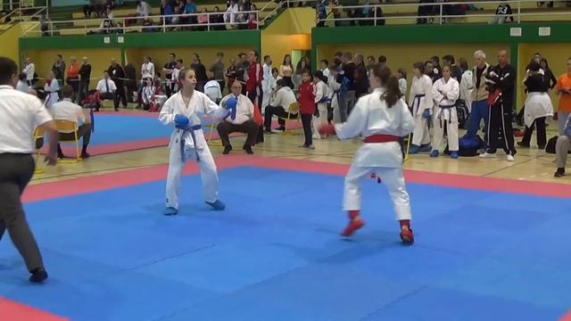 Hana Suša (AKA - Karate Klub Brežice) – Žalec, 14.03.2015: Kumite