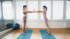 ТРЕНИРОВКА на ВСЁ ТЕЛО в паре _ Лучшие парные упражнения на все группы мышц в домашних условиях