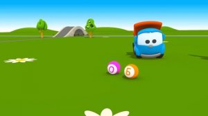 Мультфильм про машинки - Грузовичок Лева собирает новое слово