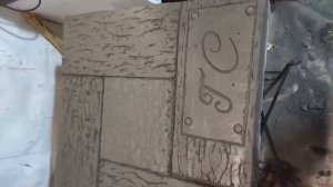 садовый столик из бетона своими руками.mp4