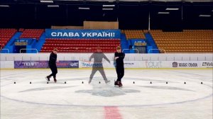 Слалом на льду (Фристайл на коньках) | Slalom on ice (Freestyle ice skating)