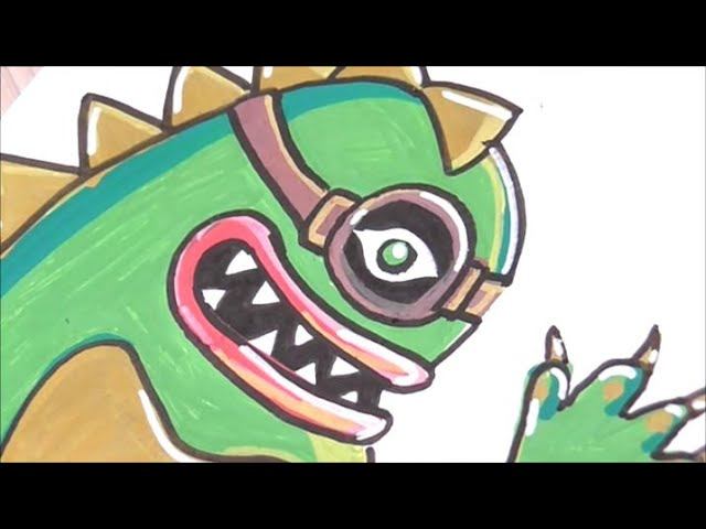 Drawing Monsters Cartoon Vs Realistic ( JOYVILLE ) смотреть онлайн