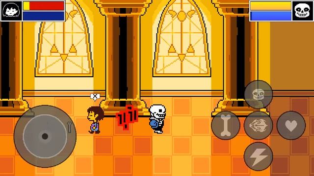 Andertale battle sans vs chara смотреть онлайн