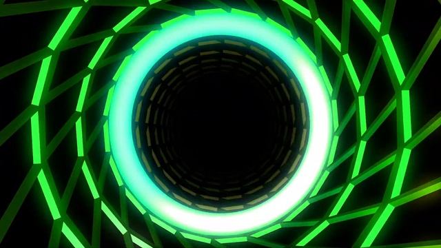 4K Abstract Sci-Fi Tunnel VJ Motion Background || Neon Light Tunnel Free VJ Loops || 4K VJ Loops