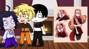 реакция Наруто и его  друзей на сакуру Харуно