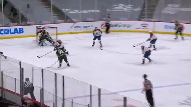 Kirill Kaprizov assists on Kevin Fiala's hat trick goal vs Avalanche (2021) смотреть онлайн
