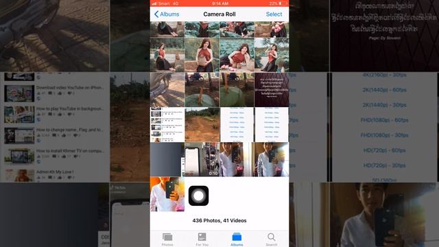 How to Download Video 4K on iPhone all ios (Khmer) смотреть онлайн