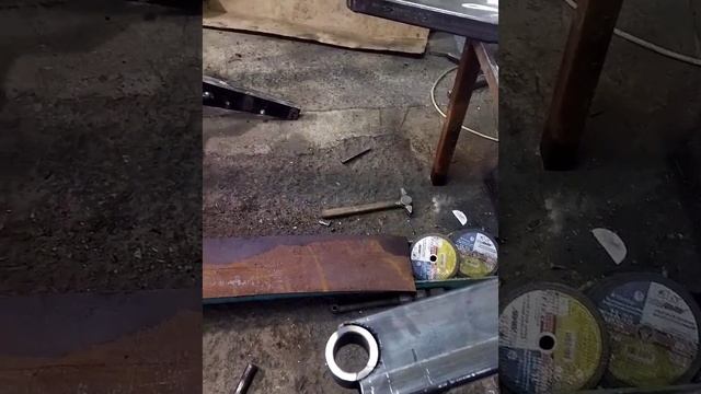 Изготовление.Самодельный кун(погрузчик) на МТЗ. Начало.