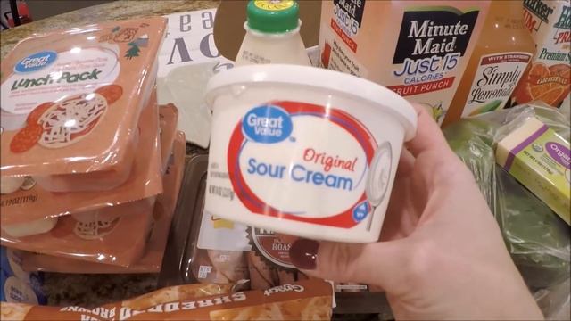 GROCERY HAUL & MEAL PLAN | WALMART | FAMILY OF 4 | 11/5/18
