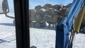 Мтз буксует по снегу