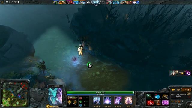 Illidan (Leshrac) - Gameplay Dota 2 MMR смотреть онлайн