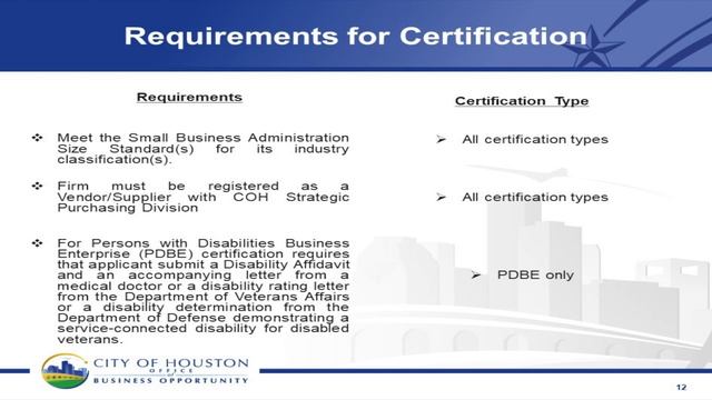 City of Houston OBO Certification Seminar 2020 March смотреть онлайн