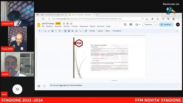 FFM Presentazione Regolamento 2023-2024 смотреть онлайн
