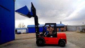 Вилочный погрузчик HangCha / HC CPCD50 с ковшом 1.2 м3