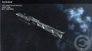 ECM Jackdaw на 4/10 Guristas ( Guristas Scout Outpost )