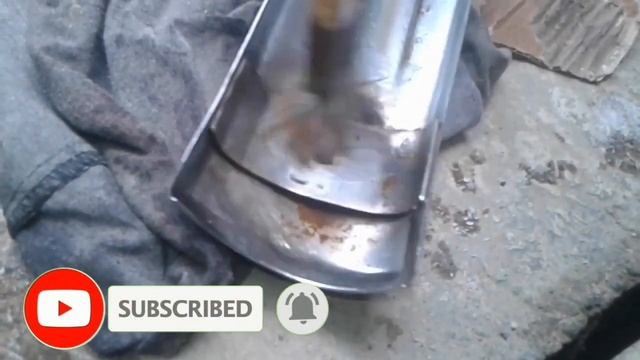 Easiest way... remove stain and rust on bike exhaust pipe смотреть онлайн