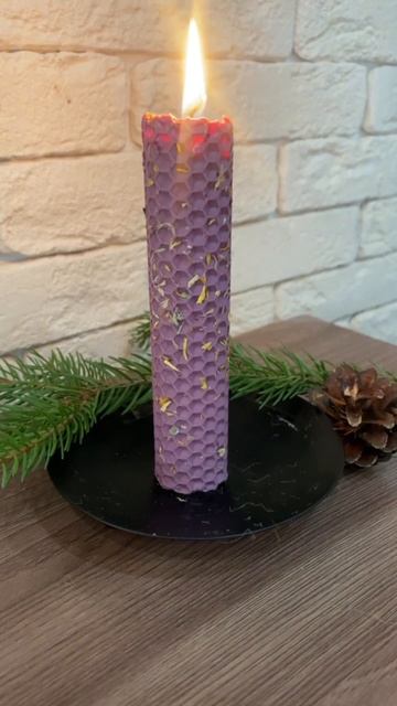 Горение свечи из вощины #свечиизвощины #свечи #свечиручнойработы смотреть онлайн