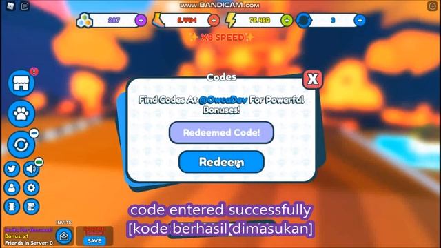NEW UPDATE CODES *FRUIT WORLD AND NEW CODES* [FRUIT] Speedman Simulator ROBLOX | September 20, 2021 смотреть онлайн