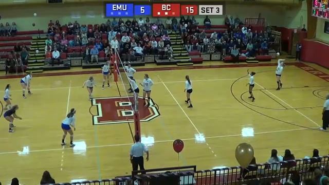 Bridgewater Volleyball Vs. EMU (10/26/18)
