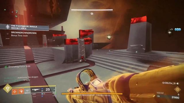 Destiny 2 Pantheon Rulk Indomitable Week3 Run - From Oryx CP смотреть онлайн
