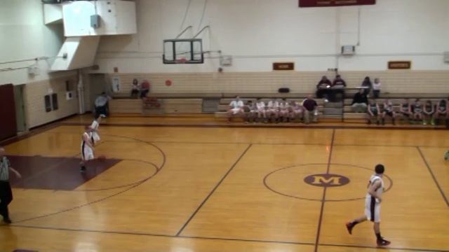 Napoleon 8th grade boys basketball vs Manchester 12-4-13-1 смотреть онлайн