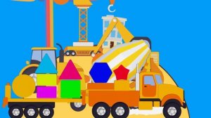 Мультфильм про рабочие машины  КРАНИК СТЁПА учится строить город