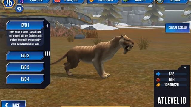 Thylacosmilus Level 40 смотреть онлайн