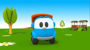 Грузовичок Лева - Развивающий мультик про машинки -  Строим ЖД станцию