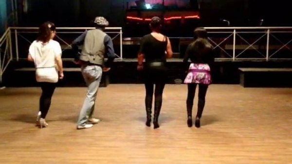 BALLO DI GRUPPO MIRA CHE CUERPO official dj Berta line dance.wmv