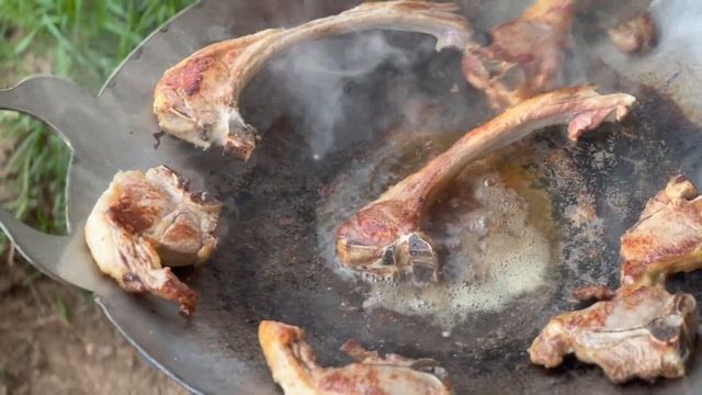 Баранина с овощами