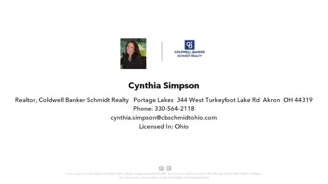 FISHCREEK ROAD, STOW, OH Presented by Cynthia Simpson. смотреть онлайн