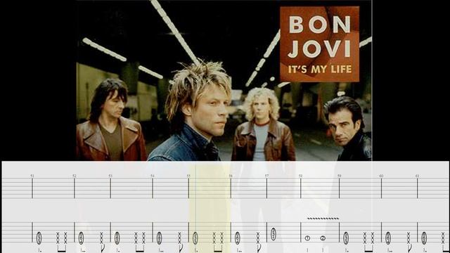 Bon Jovi It's My Life [GUITAR BACKING TRACK + TAB + SOLO] смотреть онлайн