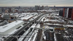 СВХ. Съезд на 5-й проезд Подбельского. Март 2021 4К