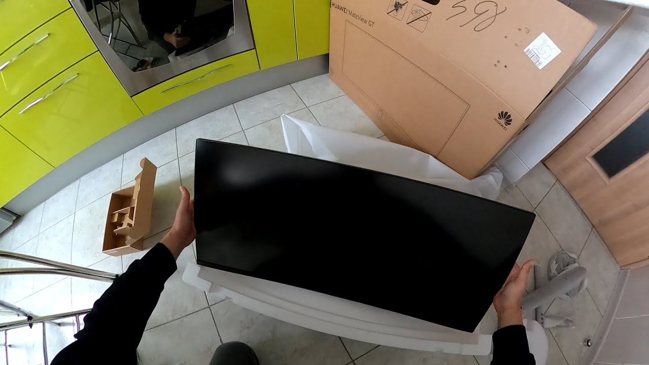 Распаковка и обзор игрового монитора HUAWEI MateView GT 34 (ZQE-CBA) смотреть онлайн