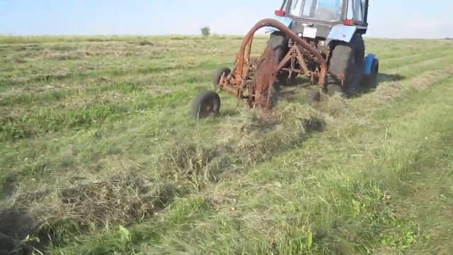 Роторная косилка, Грабли ГВК-6, Пресс-подборщик Sipma. Вся техника для заготовки сена в одном видео. смотреть онлайн