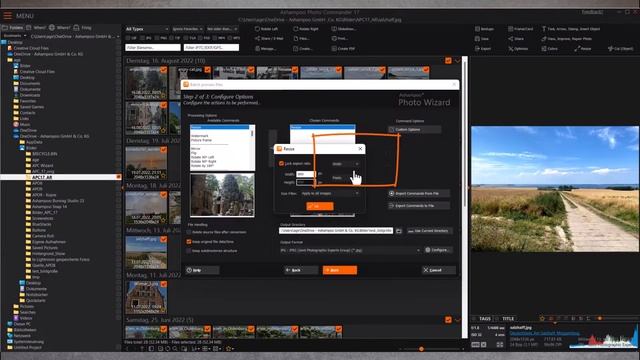 Ashampoo Photo Commander 17 - How you can batch-convert your photos to a uniform size смотреть онлайн