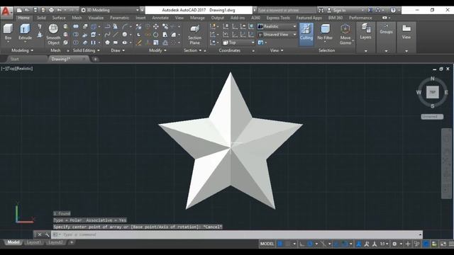 AutoCAD 3D Modeling | Christmas "Star" смотреть онлайн
