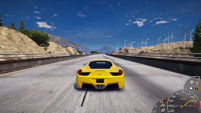 Realistic Handling for 2010 Ferrari 458 Italia смотреть онлайн