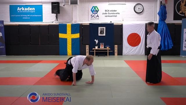 9 Aikido Ai Hanmi Iriminage, Shishiya Sensei Sundsvall 2023